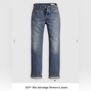 Levi’s 501 ’90s Ankle Jeans NWT High Rise Straight Leg Medium Wash W28